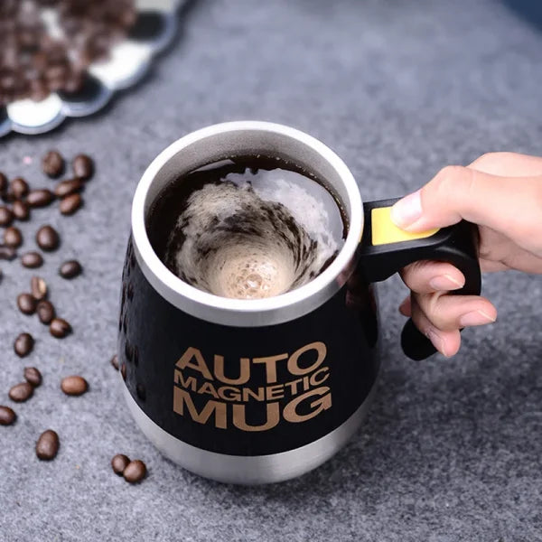 Auto Magnetic Mug 400ml Coffee Milk Mix Cups